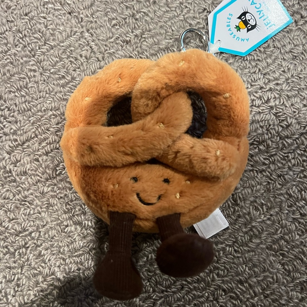 Jellycat Brown Stuffed Pretzel Plush